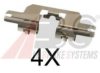 MAZDA 126099500 Accessory Kit, disc brake pads